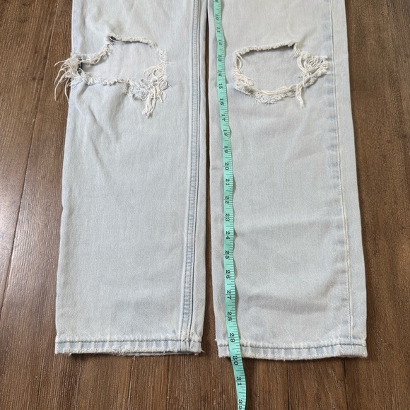 Levi's 90s Low pro Baggy straight denim jeans 24 Mid Rise vintage distressed - Picture 9 of 14